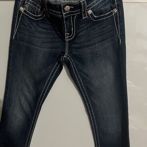 Miss Me Blue Boot Cut Jeans Classic Style 8
